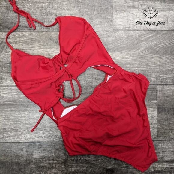 Peddney Cutout Monokini One Piece Swimsuit Size XXL - Picture 4 of 4